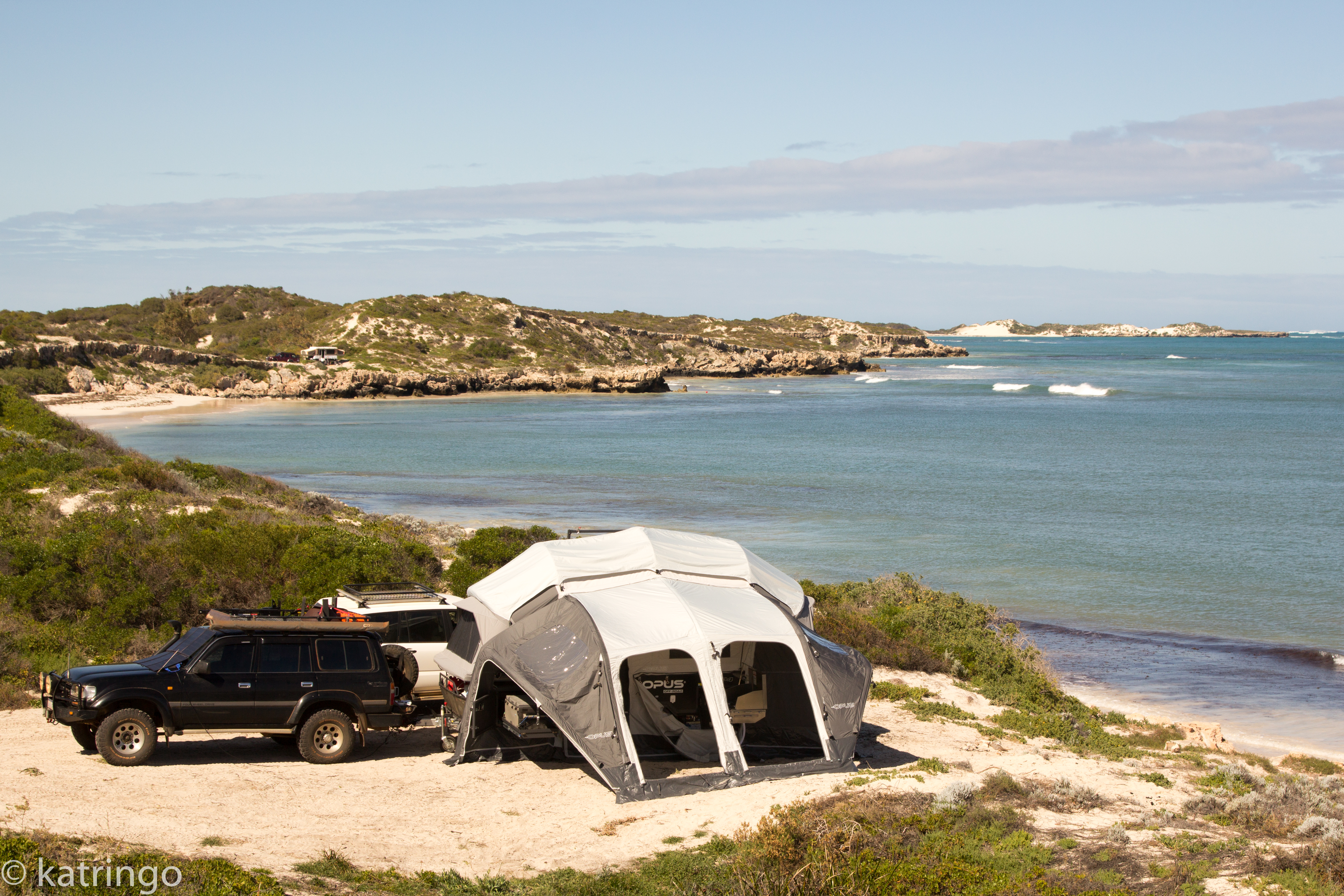 camping at sandy cape