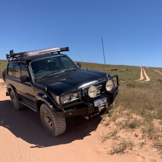 Lancruiser at Gnaraloo