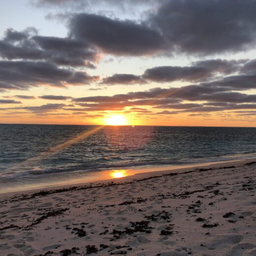 14 mile beach sunset